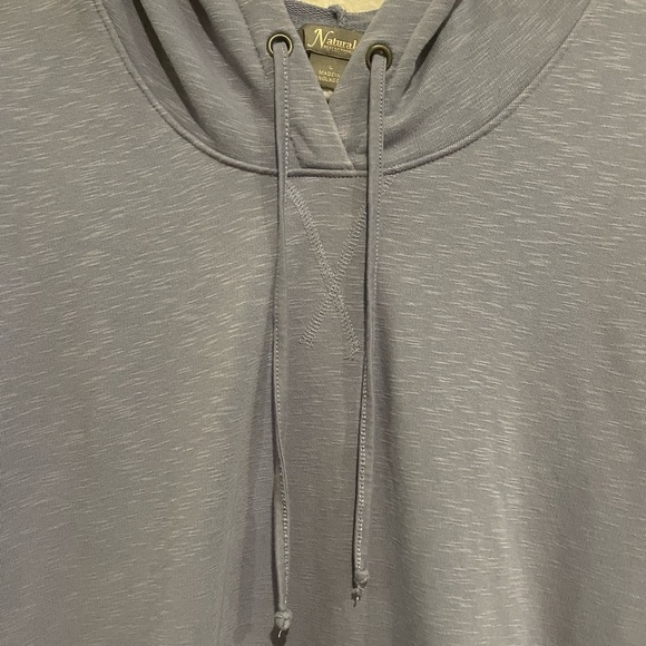 Cornflower Blue Natural Reflections women’s Hoodie Size L - Picture 2 of 6